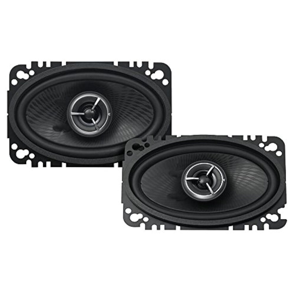 Kenwood KFC-X463C Excelon 4x6 2-Way Speaker System - Pair (Black)