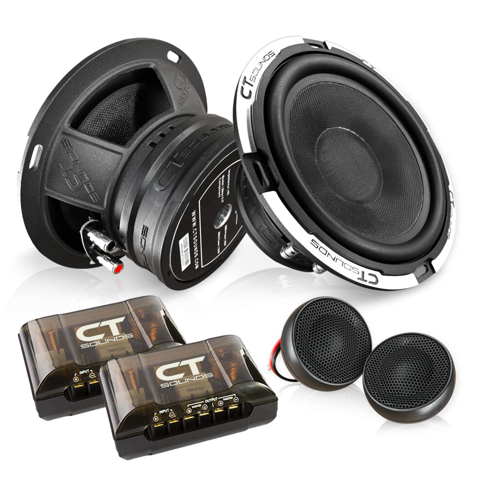 Ct Sounds Meso 6.5 320 Watt 2-Way Premium Component Car Speaker Set 760921473559