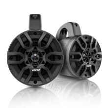DS18 Hydro NXL-4TP/BK Black Marine Tower Speaker - 4""  2-Way  150W Max  50W RMS  100% UV Stable  IPX5 Marine  4 Ohms - for All Elements  UT