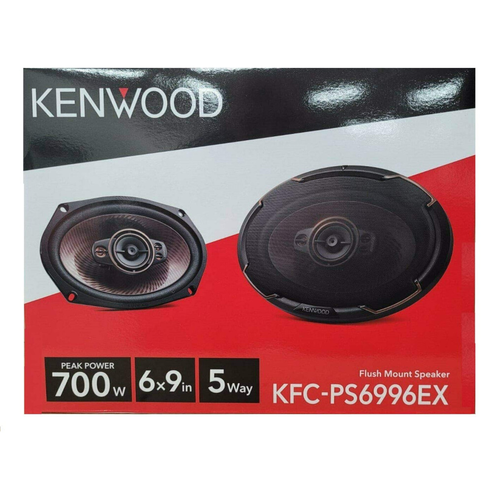 Kenwood KFC-PS6996EX Performance 6x9 INCH 5-Way 700W Car Audio Speakers