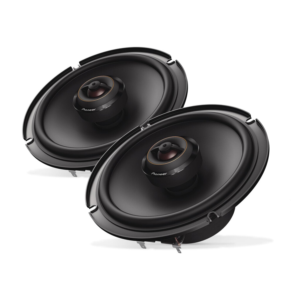 Pioneer TS-D65F 2-Way Car Audio Speakers  Full Range  Clear Sound Quality  Easy Installation and Enhanced Bass Response  6.5  Speakers