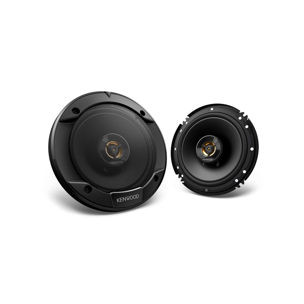 Kenwood KFC-1666R Road Series Car Speakers (Pair) - 6.5"" 2-Way Car Coaxial Speakers  300W  4-Ohm Impedance  Cloth Woofer & Balanced Dome Tw