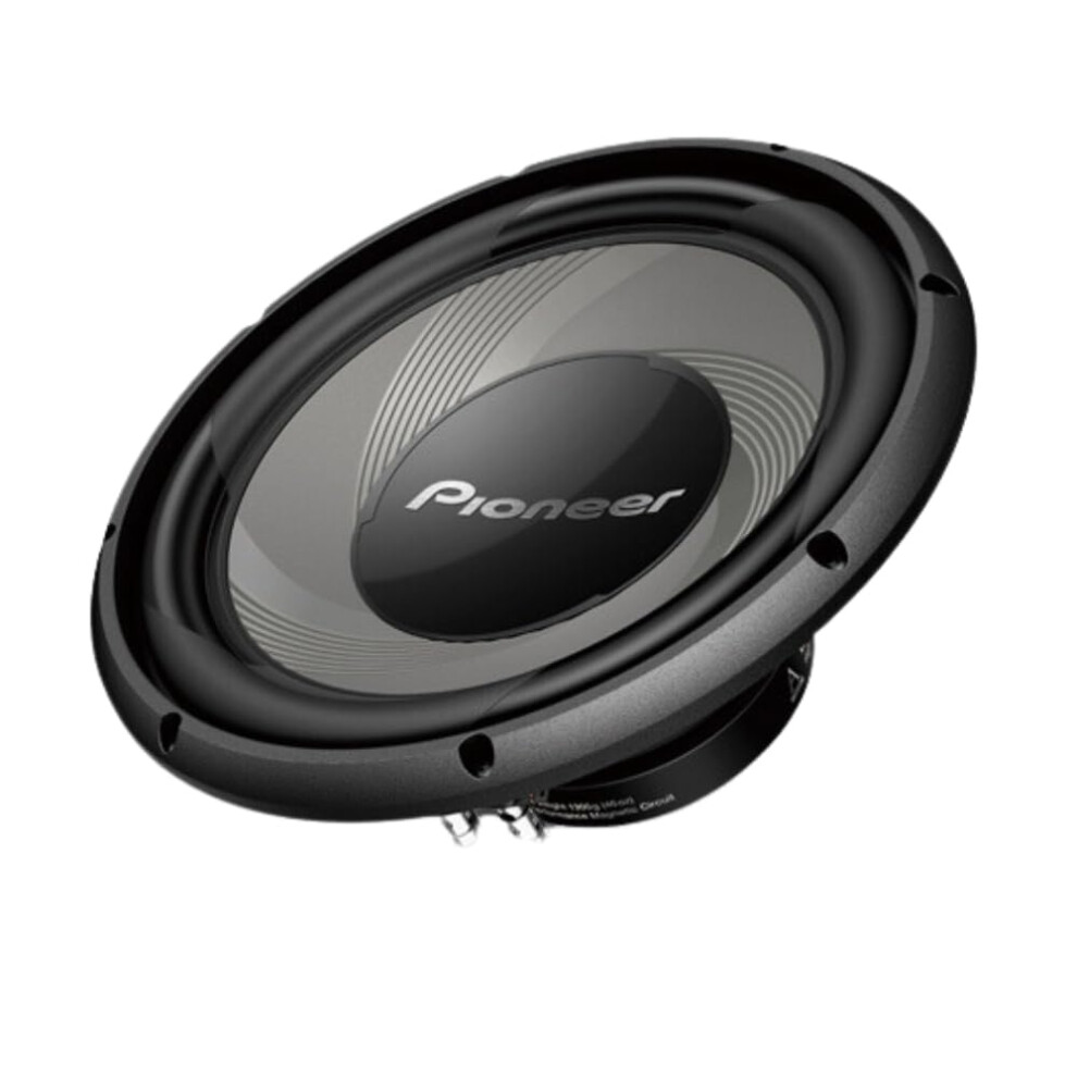 Pioneer TS-A120S4E - Powerful 12  Subwoofer  1400 Watts Peak Power  Single 4 Ohms Voice Coil for Deep Bass