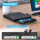 ORIGBELIE External DVD Drive  USB 3.0/Type-C  CD Drive  Black  for Laptop PC Desktop Computer 3