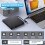 ORIGBELIE External DVD Drive  USB 3.0/Type-C  CD Drive  Black  for Laptop PC Desktop Computer 2