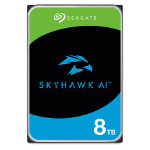 Seagate Skyhawk AI 8TB Surveillance Internal Hard Drive HDD-3.5 Inch SATA 6Gb/s 256MB Cache + Drive Health Management & 3-year Recovery Serv