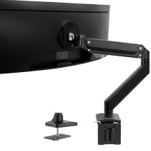 VIVO Premium Aluminum Heavy Duty Monitor Arm with 3.0 USB Ports Fits Ultrawide Monitors up to 49 inches and 33 lbs Single Desk Mount Stand