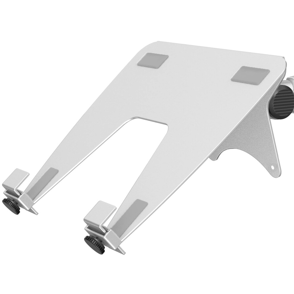 Ergounion Vesa Laptop Tray For Monitor Arm - 100X100mm Vesa Mount Laptop Tray - Arm Mount Tray For Laptop Notebook And Tablet Screens Up To 17.3"""" 731979119331