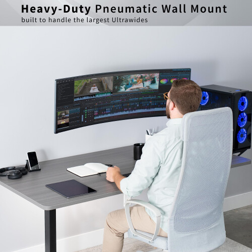 Vivo VIVO Premium Αλουμινένιο Βραχίονα Οθόνης για Ultrawide έως 49 ιντσών και 44 lbs 2