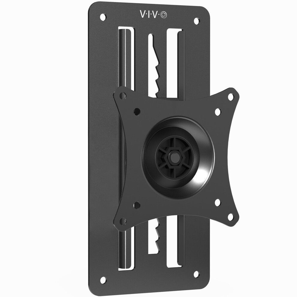 VIVO Height Adjustable 17 to 32 inch Single Monitor Articulating Wall Mount for Standing Workstations  Fits 1 Screen with Max VESA 100x100mm