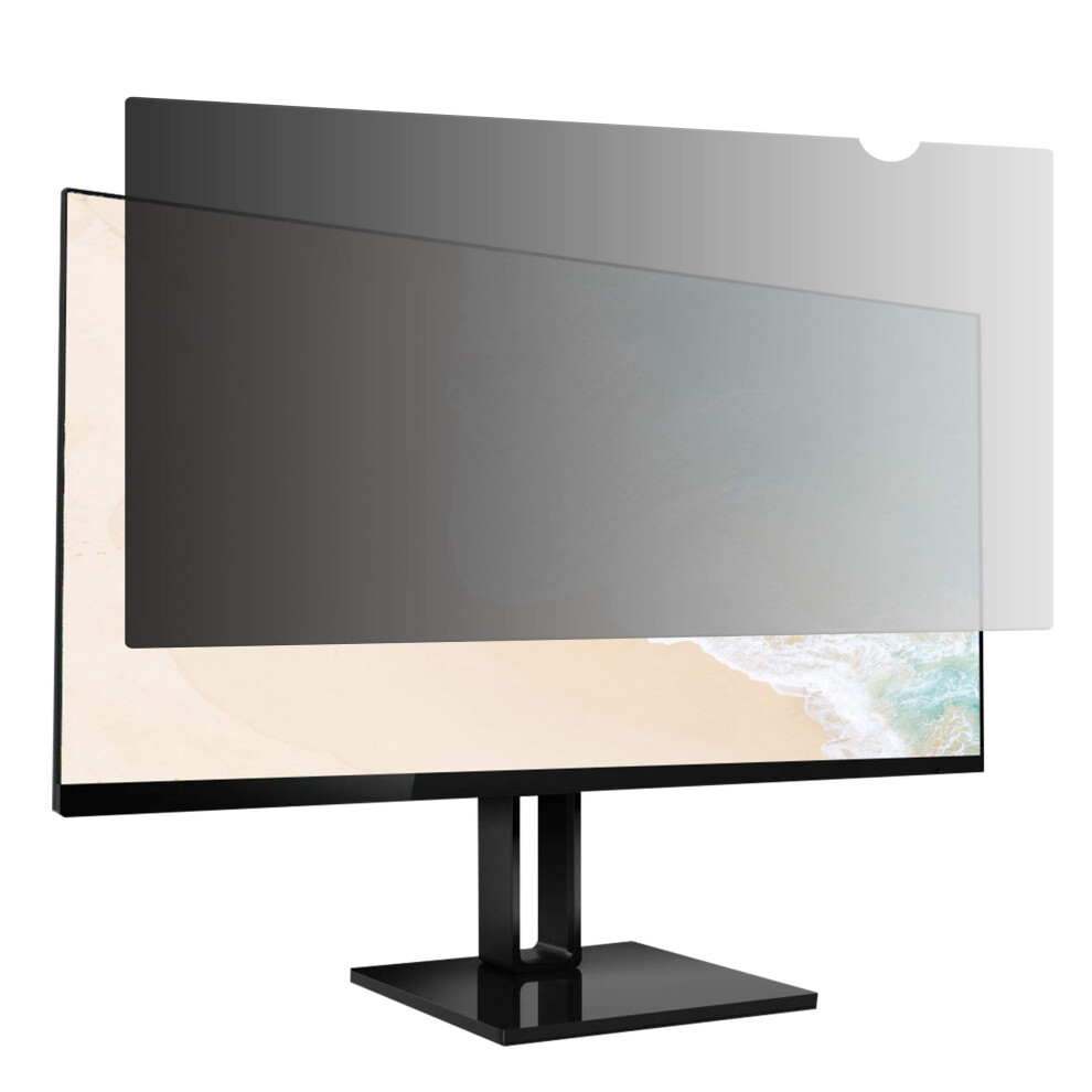 Amazon Basics Privacy Screen Filter - 22 Inch 16:9 Widescreen Monitor  Anti Glare & Blue Light Filter (22 inch (16:9)  18.76"" x 10.56"")