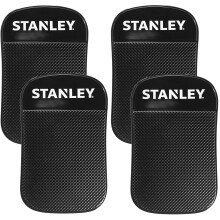STANLEY S4005 Almohadilla de Gel Antideslizante 3.5" x 5.75" para Móvil, Tablet, GPS, Llaves o Gafas, Paquete de 4