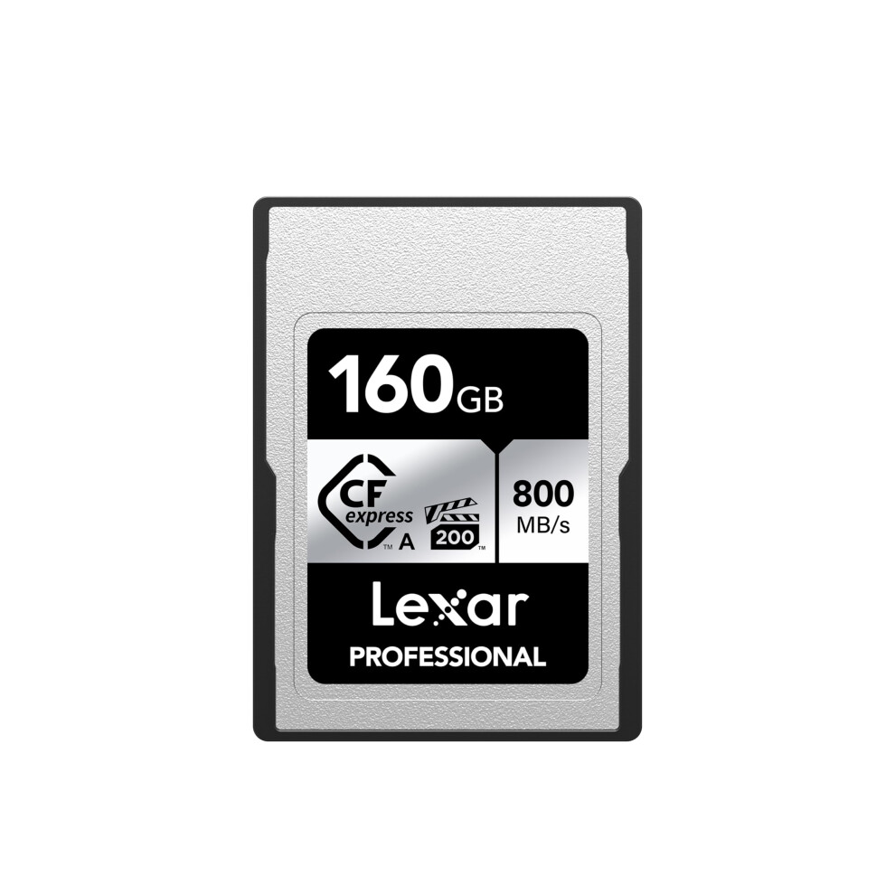 Lexar 160GB Professional CFexpress Type A SILVER Series Memory Card  Compatible with Sony Cameras w/ Type A Card Slot  Up to 800/700 MB/s Re