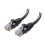 Cable Matters Cable Matters 10Gbps Snagless Short Cat 6 Ethernet Cable 1 ft (Cat 6 Cable  Cat6 Cable  Internet Cable  Network Cable) in Black 1