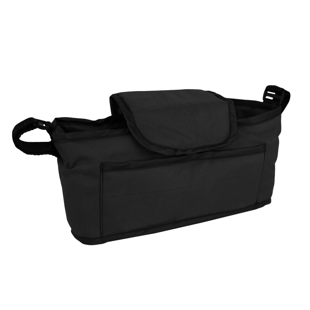 (Black) Pet Stroller Caddy Bags