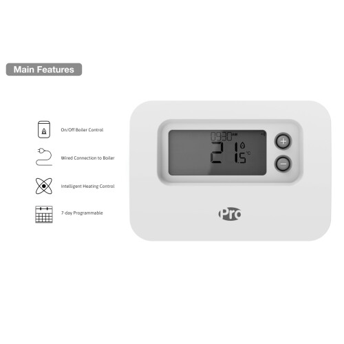 Wired Programmable Thermostat Honeywell CM707 CM907 Replacement 2