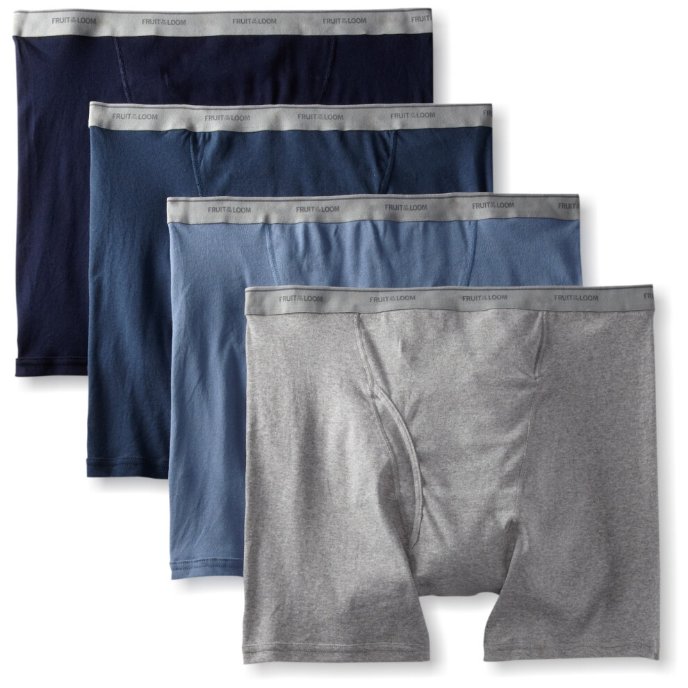 Fruit of the Loom Men's Boxer Brief - Colors May Vary(Pack of 4)