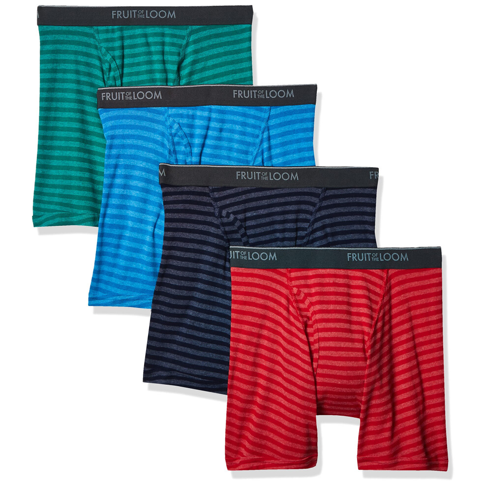 Fruit of the Loom Men's Big Low Rise Boxer - Colors May Vary  Assorted  XX-Large(Pack of 4)