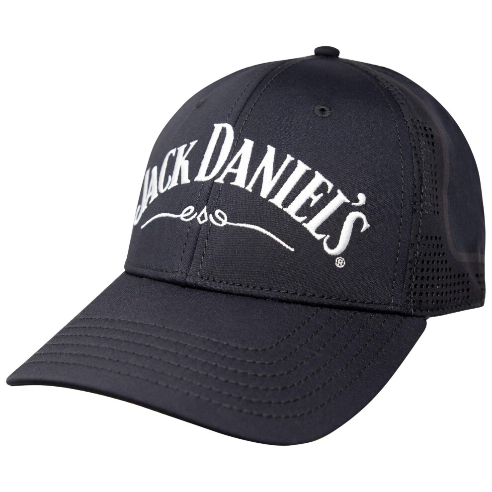 Jack Daniel's Men's Performance Mesh Ball Cap Black One Size