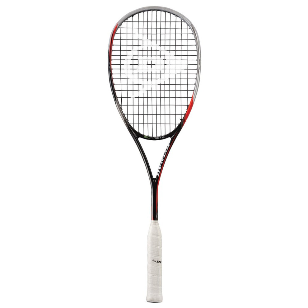 DUNLOP Biomimetic Pro GTS 140 HL Squash Racquet - Black/Red/Silver