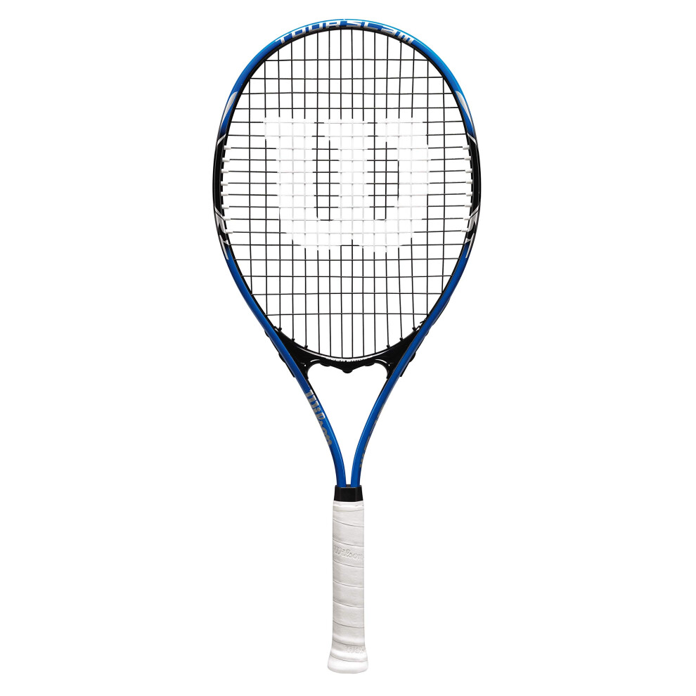 Wilson Tour Slam Lite Adult Recreational Tennis Racket - Grip Size 3 - 4 3/8""  Blue/Black