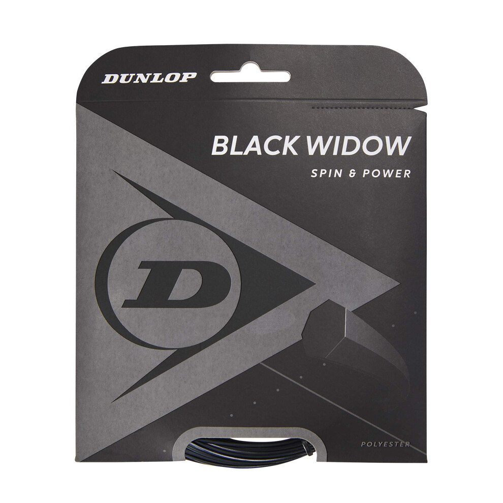 Dunlop Sports Black Widow Tennis String  17G  1 Set