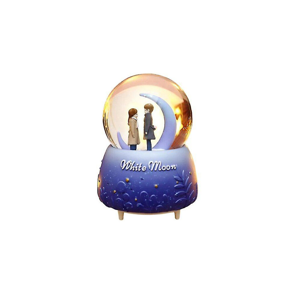 Couple Crystal Ball Musical Creative Crystal Ball Valentines Day Gift Home Decor  [pb]-image-OPC-PFN82W8-NEW