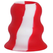 Empuñadura Grip-N-Rip para bate, Rojo/Blanco