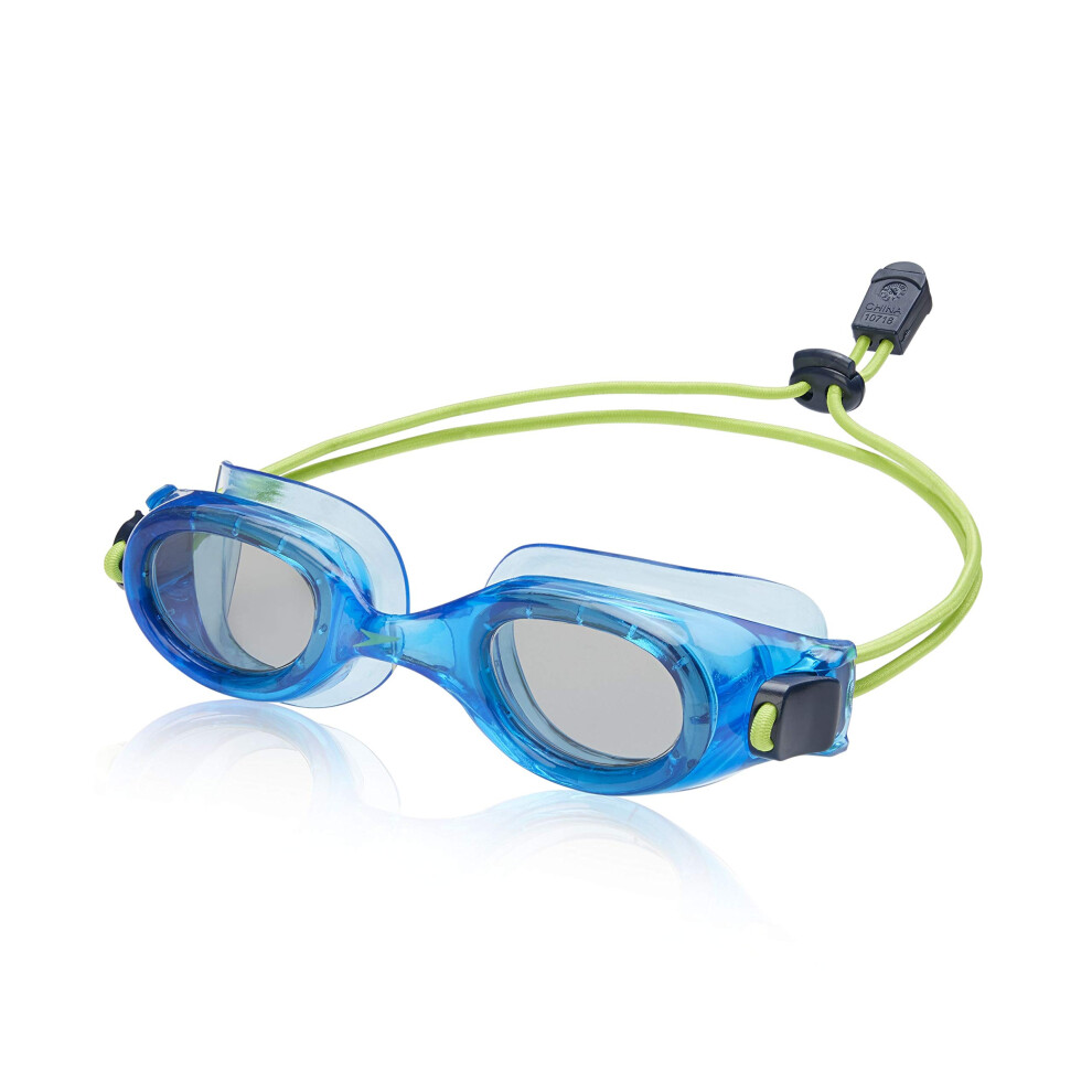 Speedo Unisex-child Swim Goggles Hydrospex Bungee Junior Ages 6-14   Peacoat/Smoke