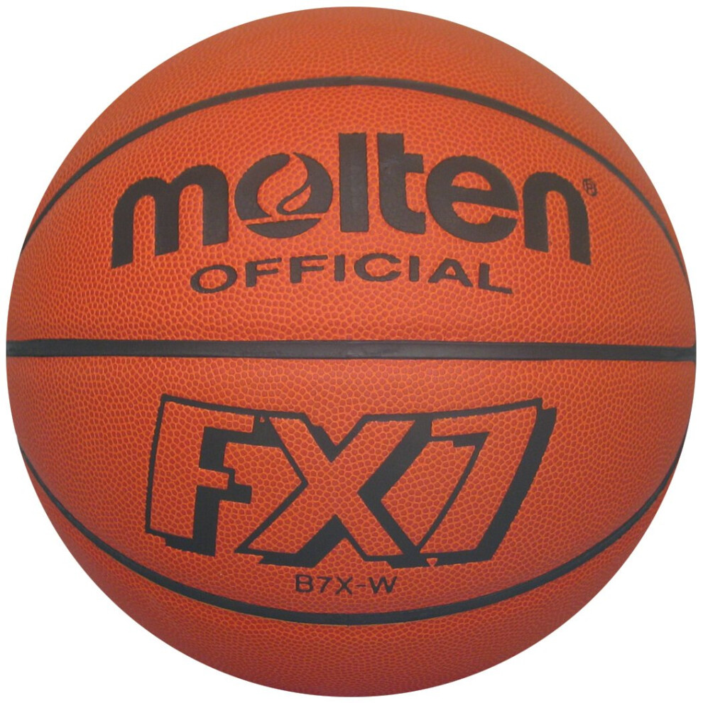 Molten FX7 Basketball (Orange  Official/Size 7)