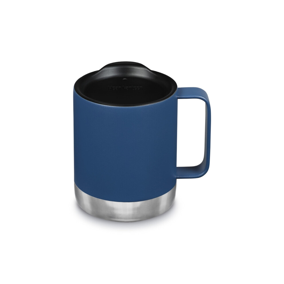 Klean Kanteen Camp Mug - Vacuum-Insulated Coffee Mug Made from Stainless Steel - 12 Oz  Dark Denim - Back to School Hydration