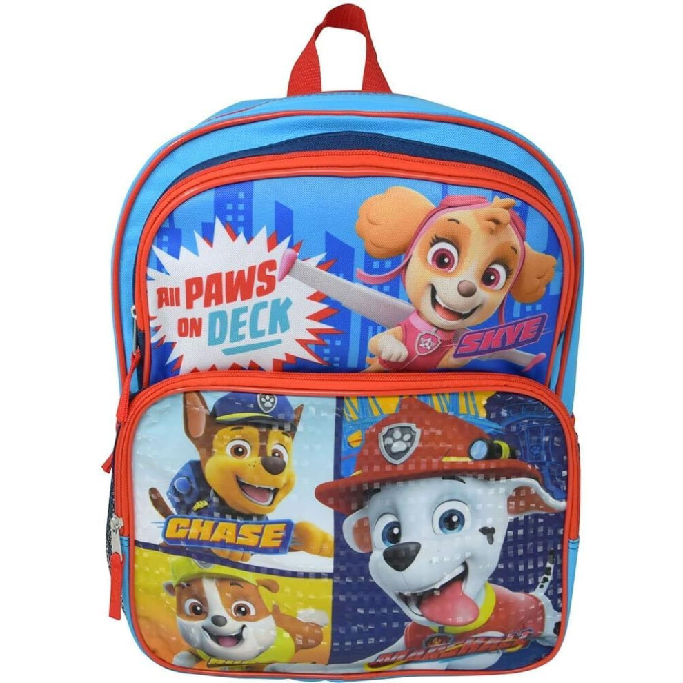 Paw Patrol 16"" Backpack Cargo Shape  Blue  Large