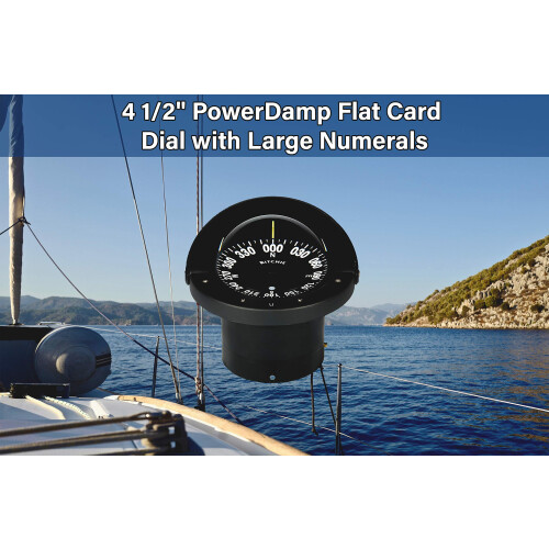 Ritchie FN-201 Navigator Compass - Flush Mount - Black 2