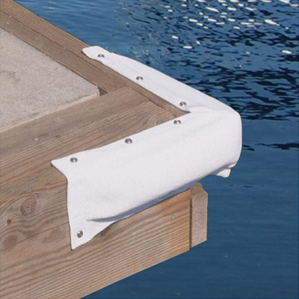 Taylor Made Products CB4.20 Perimeter Dock and Post Corner Bumper (Corner  4"" x 12""L) White