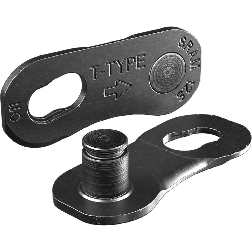 SRAM Eagle T-Type PowerLock Flattop Connector Link - 12-Speed  for Eagle T-Type Flattop Chain Only  Black  4 Pack