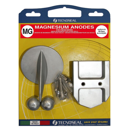 Tecnoseal Anode Kit w/Hardware  Mercury Alpha 1 Gen 1  Magnesium
