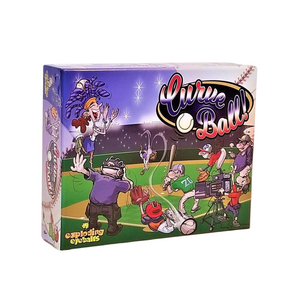 Exploding Eyeballs Curve Ball Baseball Card Game | for Baseball Fans  Families & Kids