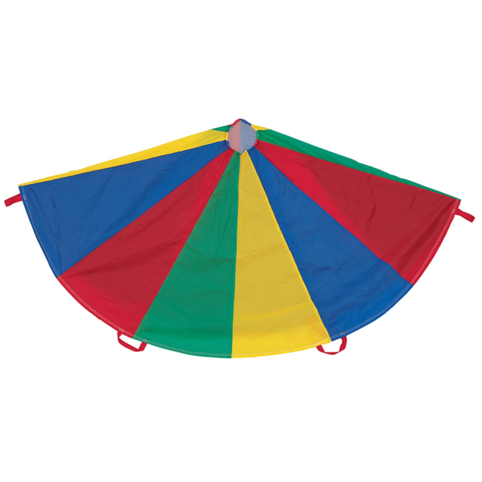 Champion Sports Nylon Multicolor Parachute  12 Ft Dia  12 Handles