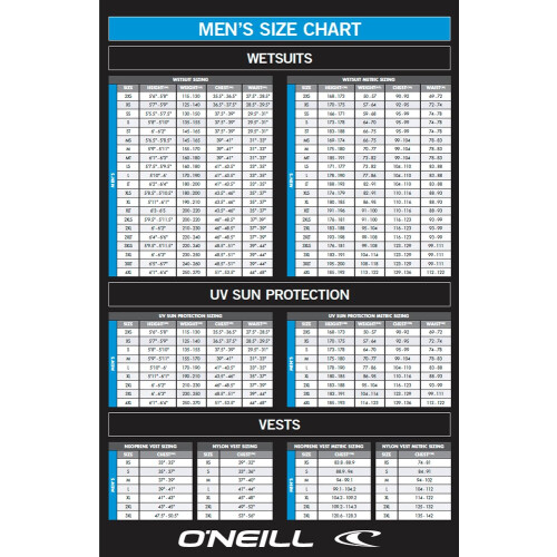 O'Neill Uomo O'Riginal 2mm Back Zip Muta Senza Maniche, Nero, X-Large 1