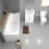 NES Home Bath 1700mm Flat Pack Vanity Unit Toilet Pan & Taps Bathroom Suite 10