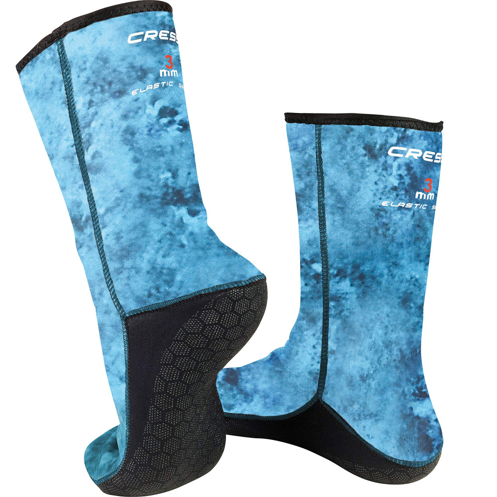 Cressi Anti-Slip Socks 3mm  blue hunter camo  M