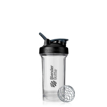 BlenderBottle Shakerflaska Pro Series för Proteinshakes och Pre Workout, 24-Ounce, Svart/Klar