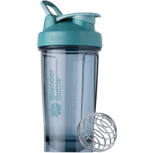 BlenderBottle Shaker Bottle Pro Series für Proteinshakes und Pre-Workout, 24-Unzen, Himmelblau