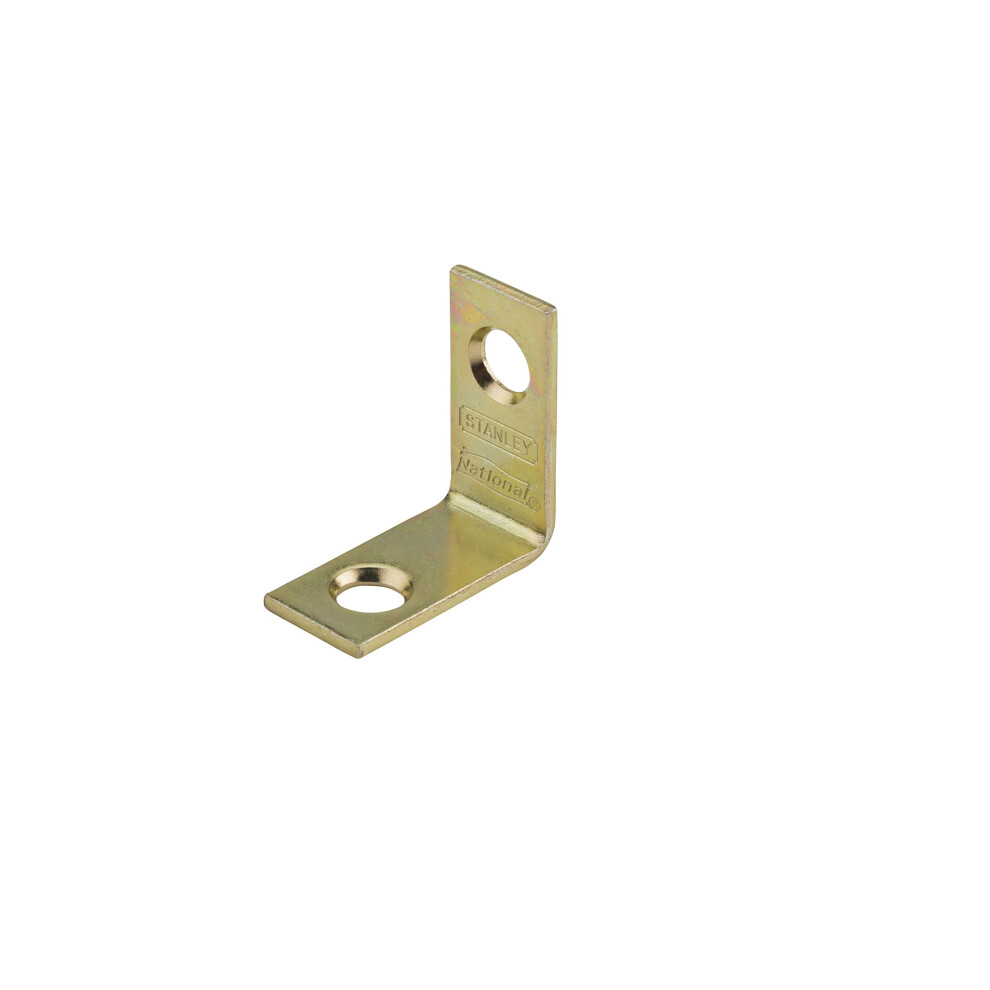 Stanley Hardware S802-190 CD997 Corner Brace in Satin Brass Tone  4 pack