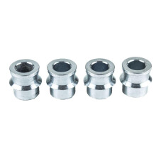 Jeremywell 3/4 """" till 1/2 """" Hög felanpassning Spacer Heims Rod End Ends Heim Joint 1045 Mild Steel Clear Zink Plated (4 Pack)