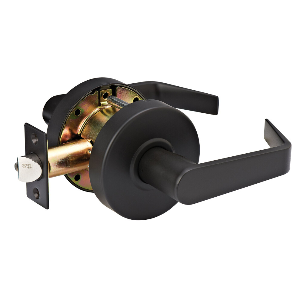 Master Lock SLCHPG10B Heavy Duty Lever Style  Grade 2 Commercial Passage Door Lock  Oil Rubbed Bronze Finish