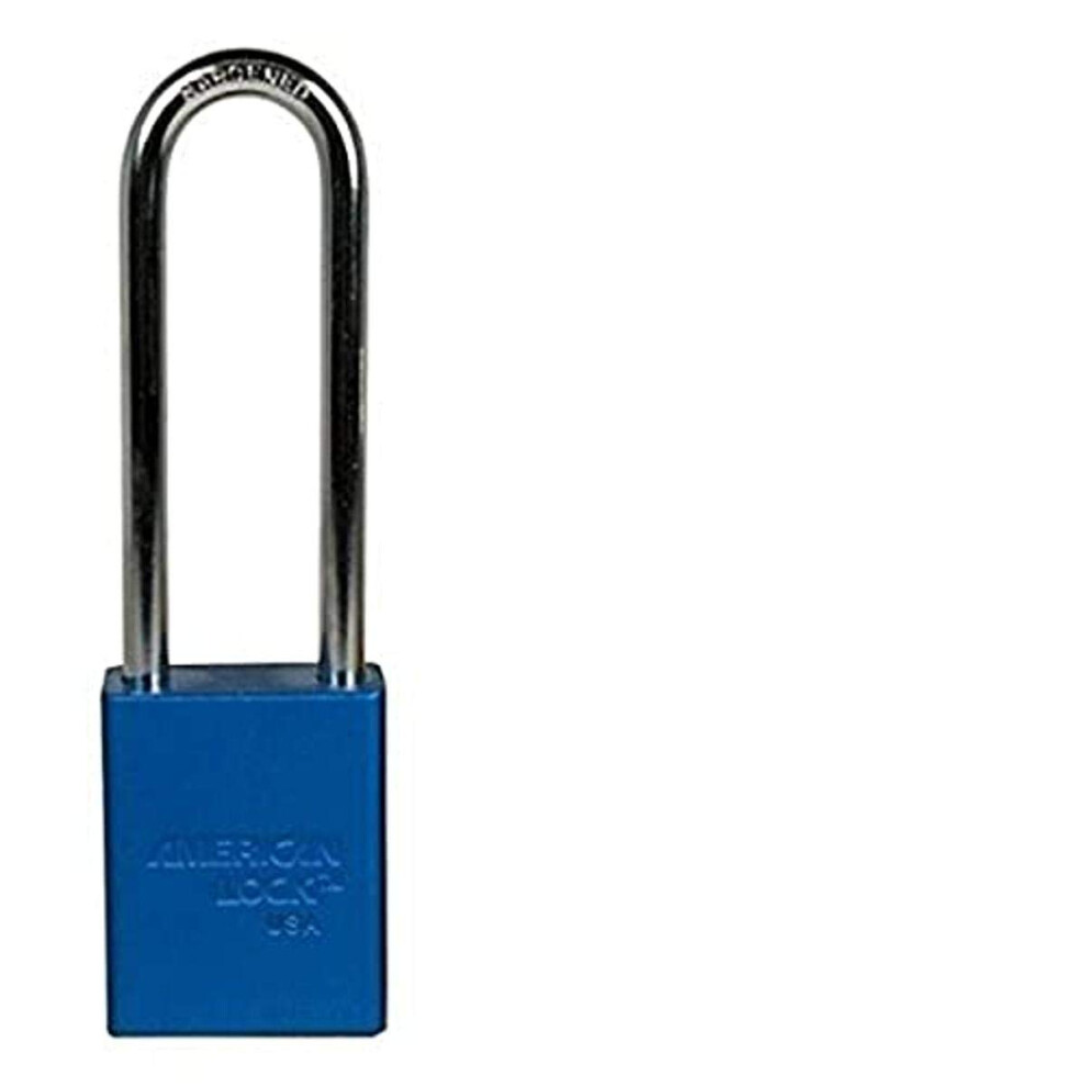 American Lock A1107BLU Padlock  Aluminum  Blue