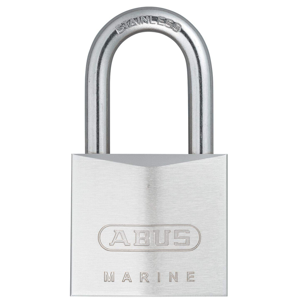 ABUS 75IB/40HB40 Marine Grade Chrome Plated Brass Padlock with 1 1/2"" Stainless Steel Shackle  Keyed Different