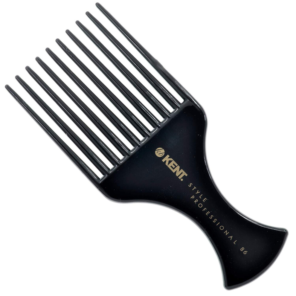 Kent SPC86 Hair Comb  Salon-Style  Pick and Barber Comb for Curly Hair and Afro Parting  Hair Care Comb for Thick Hair  Professional Quality