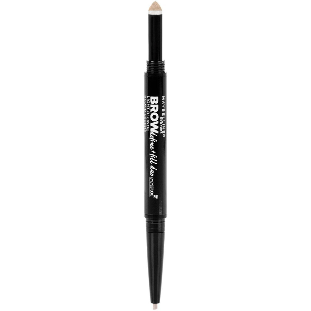 Maybelline New York Brow Define Plus Fill Duo Makeup  Light Blonde  0.021 Ounce